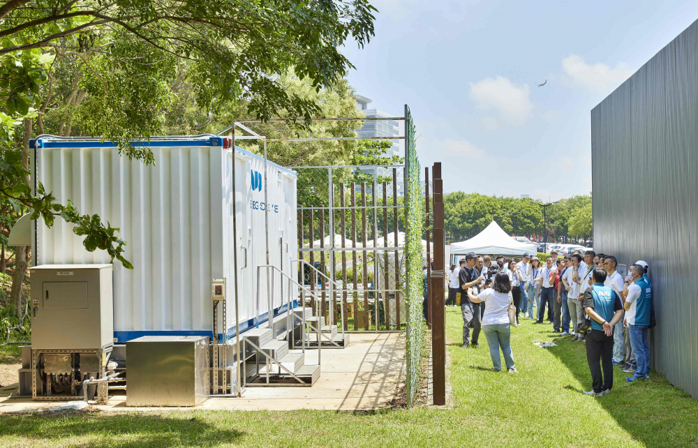 友達西大墩窯文化館建置屋頂全綠電及儲能櫃，為兼具創能儲能的永續綠能場域