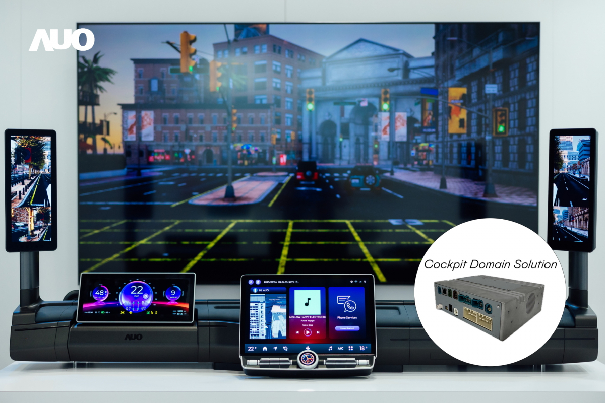 友達「智慧座艙域控解決方案」可做為車內運算的核心平台，驅動創新人機介面與豐富的座艙應用，獲得台灣精品標誌肯定