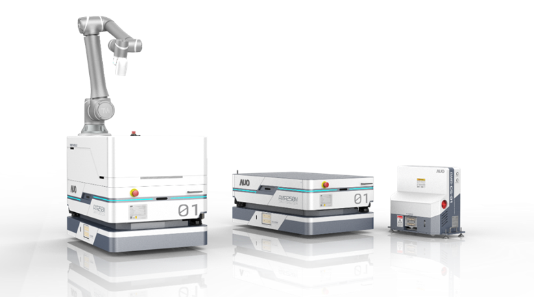 友達數位開發的自主式移動機器人（AMR250M），搭配全向輪並結合AI演算法、2D LiDAR、3D攝影機等技術，協助客戶實現產線全自動化